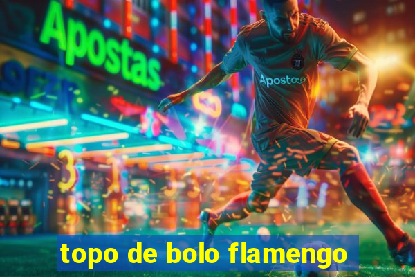 topo de bolo flamengo